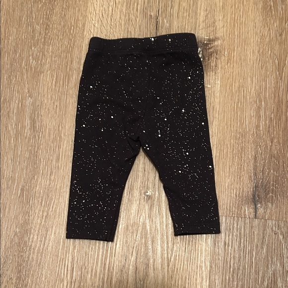Black Sparkly Kids Leggings - Picture 3 of 3